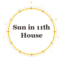 Sun in 11th House